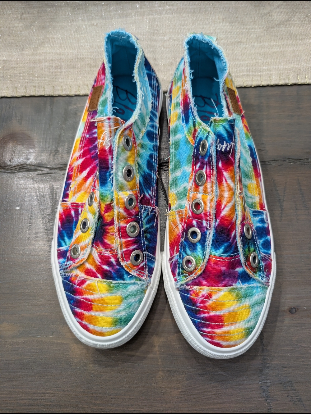 Blowfish Tie-Dye Slip-On Canvas Shoes